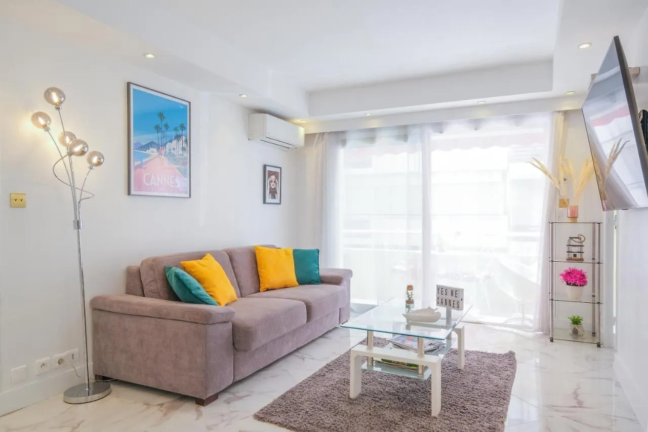 Magnifique Appart 3 Pieces Cannes Croisette Ideal 4 Personnes Франция